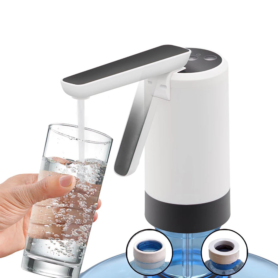 Rechargeable Water Dispenser Pump Foldable Desktop Automatic Drinking Water Machine with USB Charging for Home, Office, Travel, Camping