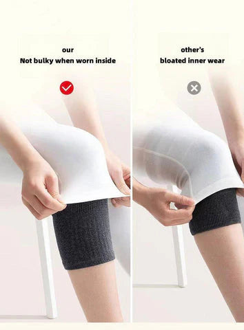 Full Wool Cashmere Warm Knee Pads 2 Pcs Super Elastic Knees Sleeves Support Protector