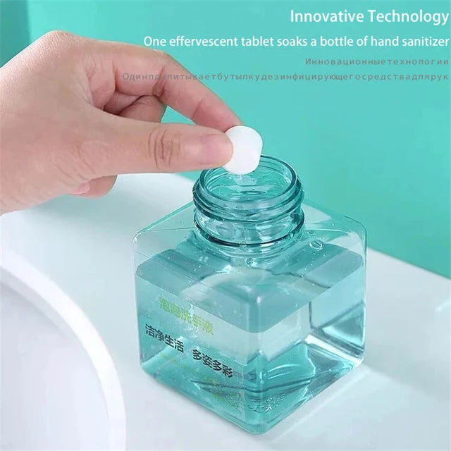 Soaps Water Melting Effervescent Tablet Foam Hands Sanitizer For Clean Hands