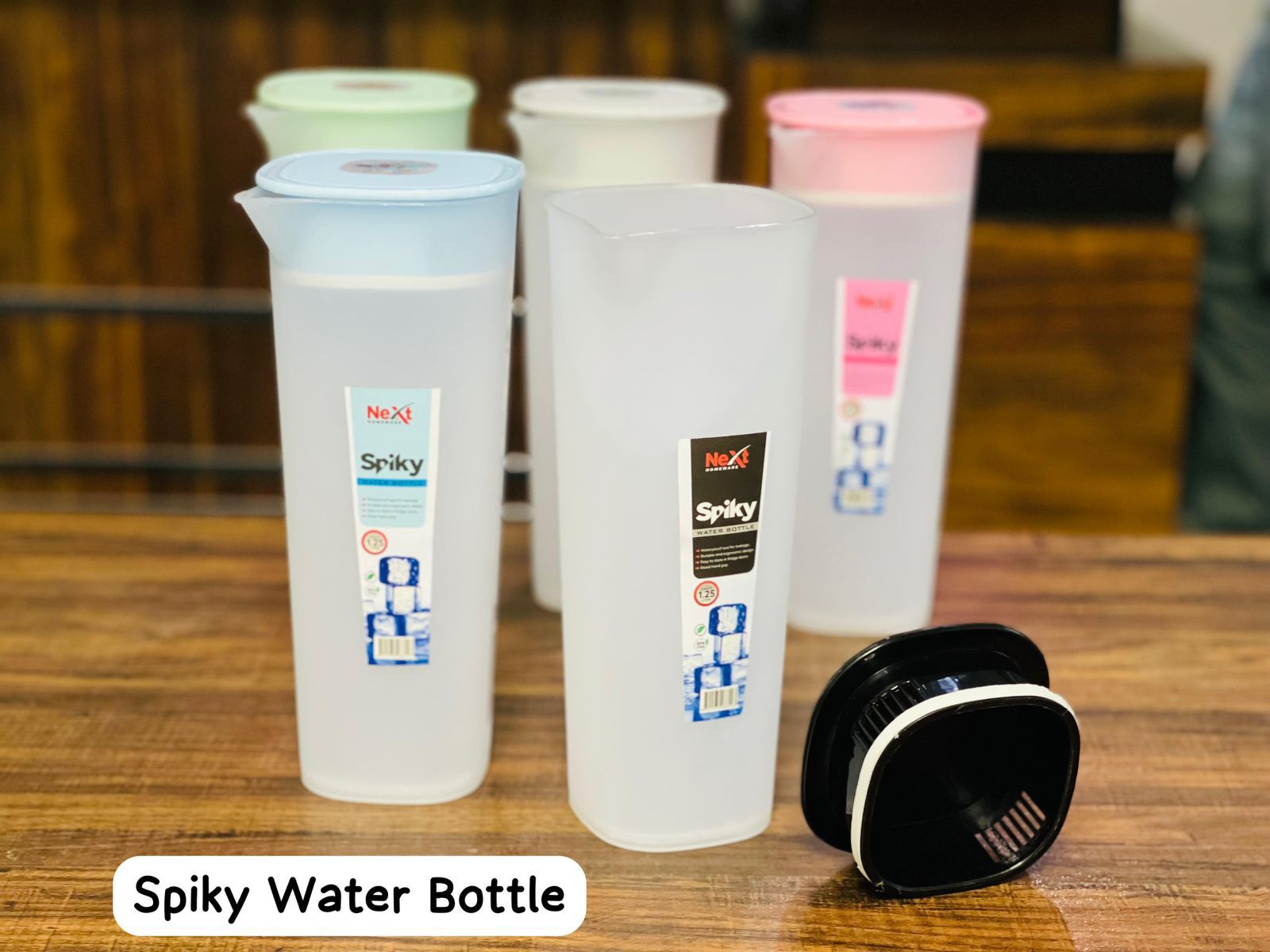 1.2 Liter Plastic Next Spiky Water Bottle For Home and Outdoor Use