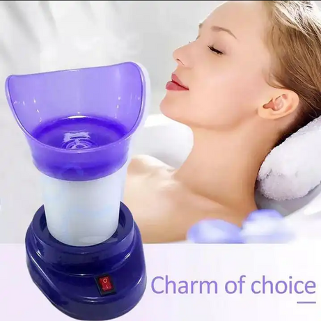 2in1 Imported Steam Facial Steamer and Inhaler for Nasal Blockage Relaxation and Improves Skin Clarity and Tone