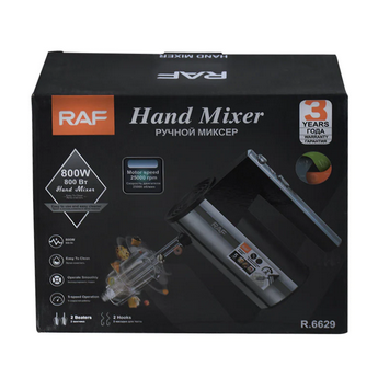 Premium High Quality RAF Hand Mixer and Egg Beater R.6629 with 5 speeds – Appropriate Household Shell Material In Just Rs 3499