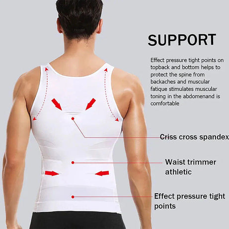 Men Slim N Lift Slimming Shirt and Body Shaper