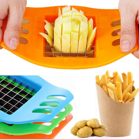 Potato Cutter Stainless Steel French Fry Slicer Cutter (1Pc)