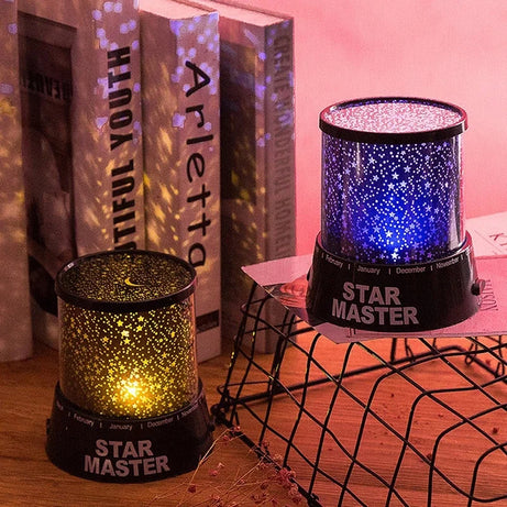 Romantic Fantasy Starry Sky LED Stars Lights with Rotating Projector For Bedroom and Night Light