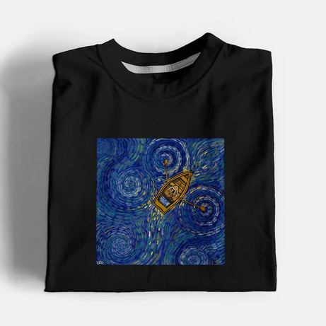 Van Gogh Starry Night Inspired Graphic T-Shirt