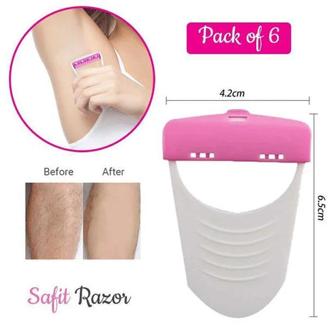 Ladies Womens Girls Shaver Trimmer (6Pcs)
