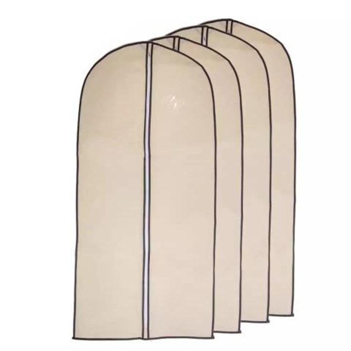 Pack of 3 Garment Suit Covers | Dustproof Clothing Storage Bags Protector