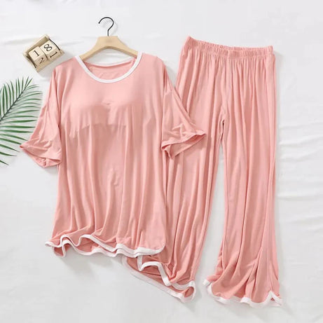 Rose Pink Plazzo PJ Set