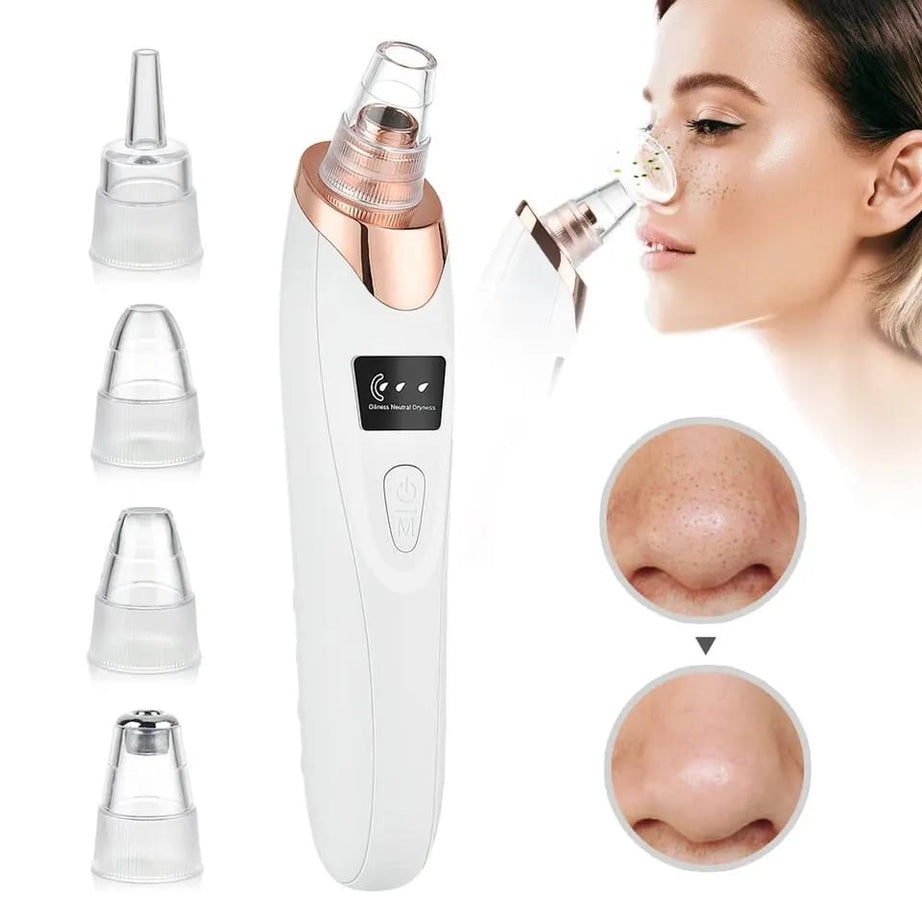 Multifunctional Cleaning Instrument For Pore Acne Pimple Removal and Vacuum Suction Facial Pore Cleaner