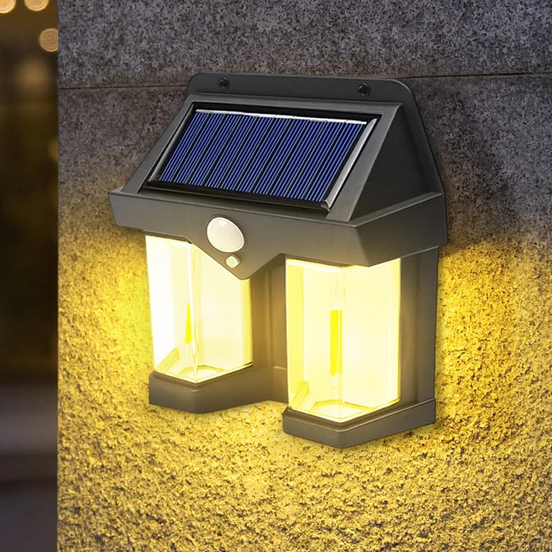 Dual Solar Motion Sensor Light Waterproof IP65 with Remote for Outdoor ...
