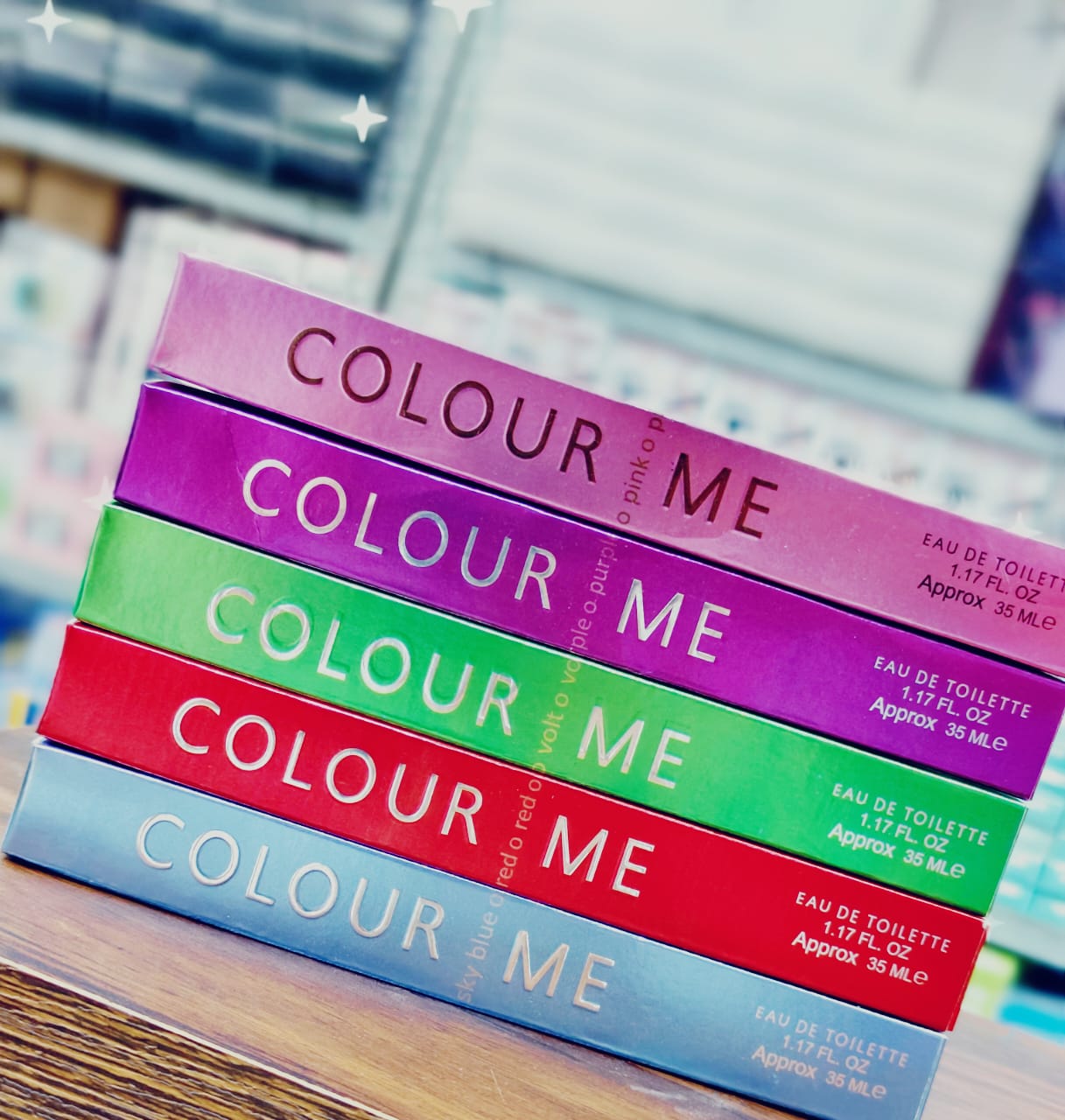 Set of 5 Pcs Colour Me pen Perfume Best Fragrance 35ml
