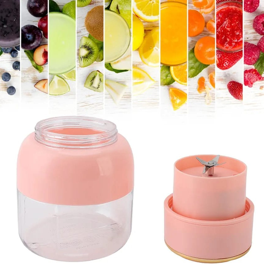 Portable USB Rechargeable 800ml Juicer Blender Cup with Straw Use in Home and More