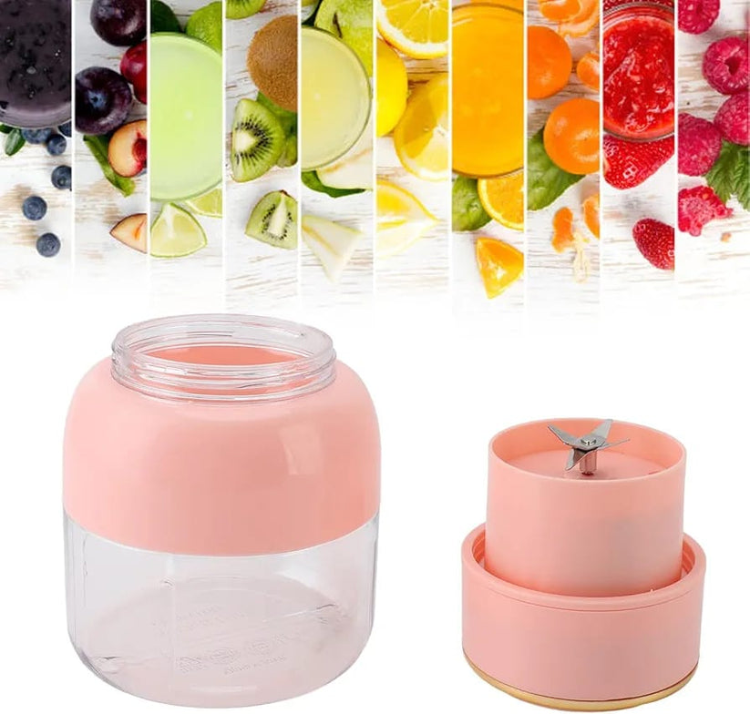 Portable USB Rechargeable 800ml Juicer Blender Cup with Straw Use in Home and More