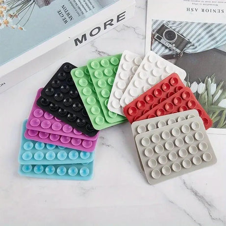 (Pack of 2) Universal Silicone Mobile Phone Holder with Suction Cup For iPhone and all Android Devices