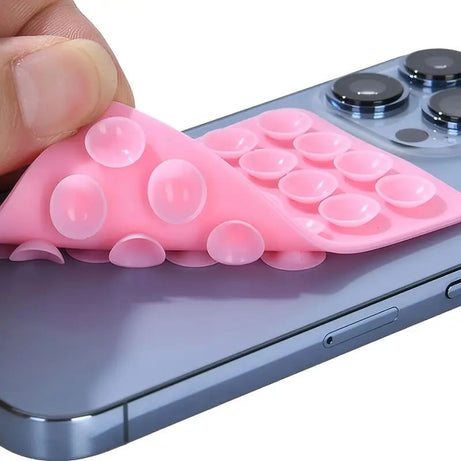 (Pack of 2) Universal Silicone Mobile Phone Holder with Suction Cup For iPhone and all Android Devices