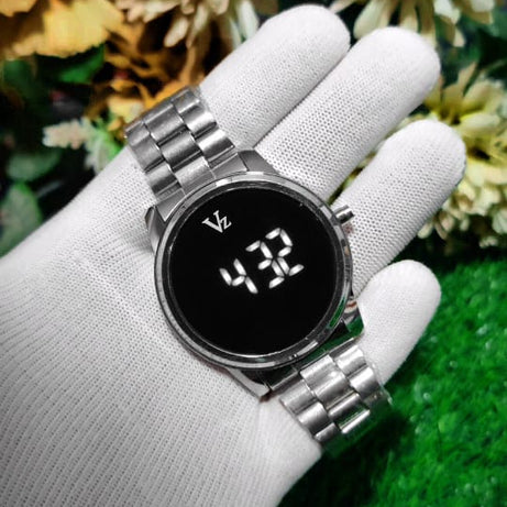 Vz Touch Screen Digtal Time Clock Chain Wristwatch For Men and Kids