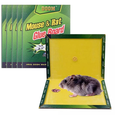(Pack of 10) Sticky Glue Mouse Trap Book Essential Rat Catcher For Home and Dorm Cleaning