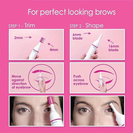 Veet Sensitive Precision Beauty Styler and Eyebrow Tools Trimmer For Women
