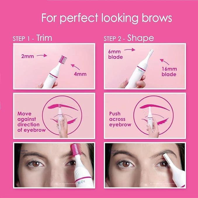 Veet Sensitive Precision Beauty Styler and Eyebrow Tools Trimmer For Women