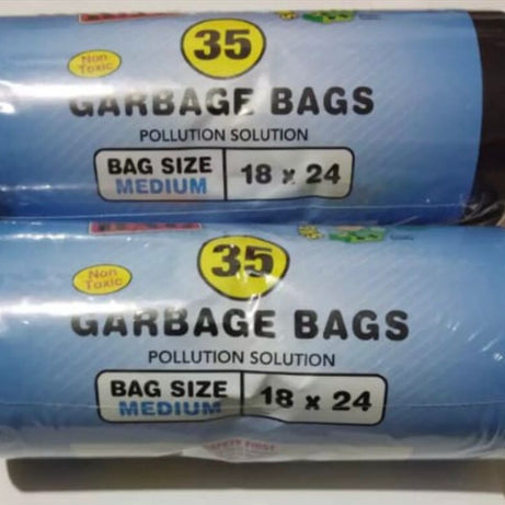 (Pack of 3) Non Toxic Export Quality Garbage Bag Roll For Home and Outdoor Use