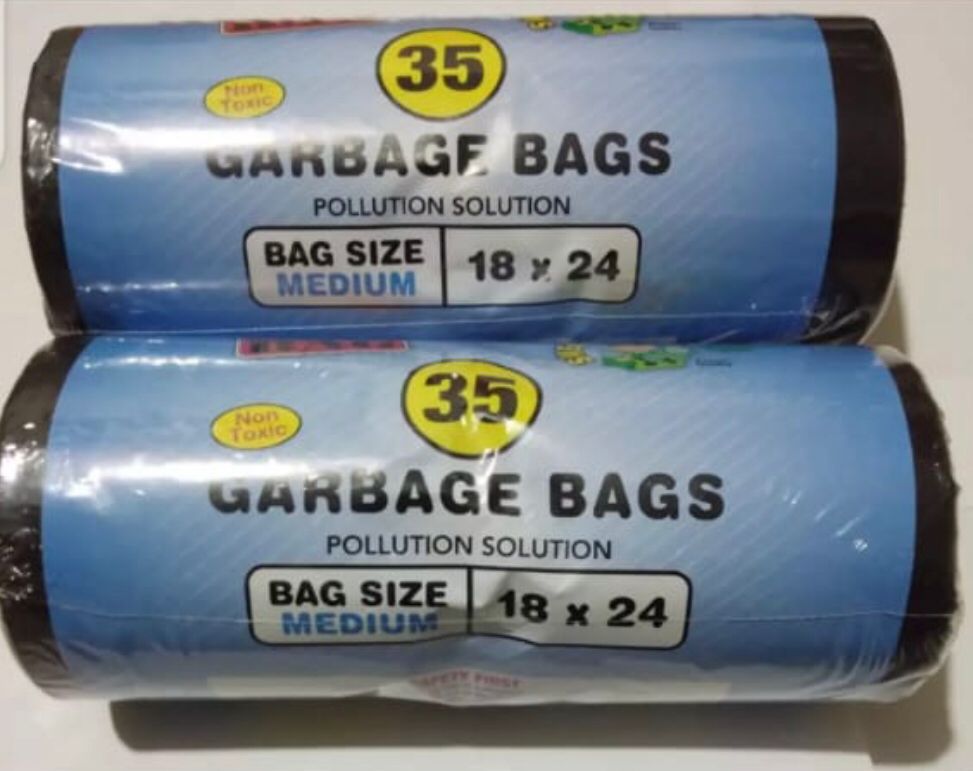 (Pack of 3) Non Toxic Export Quality Garbage Bag Roll For Home and Outdoor Use