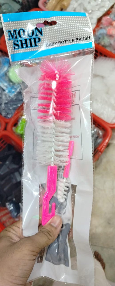 (Pack of 4) The Baby Bottle Brush Wash Bottle Nipple Brush Tool Sponge Cleaning Kit For Kitchen