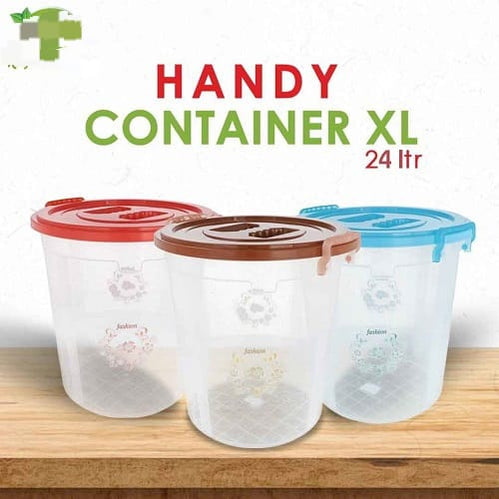 24 Liter Plastic Handy Food Container Storage Box XL For Home and Outdoor Use