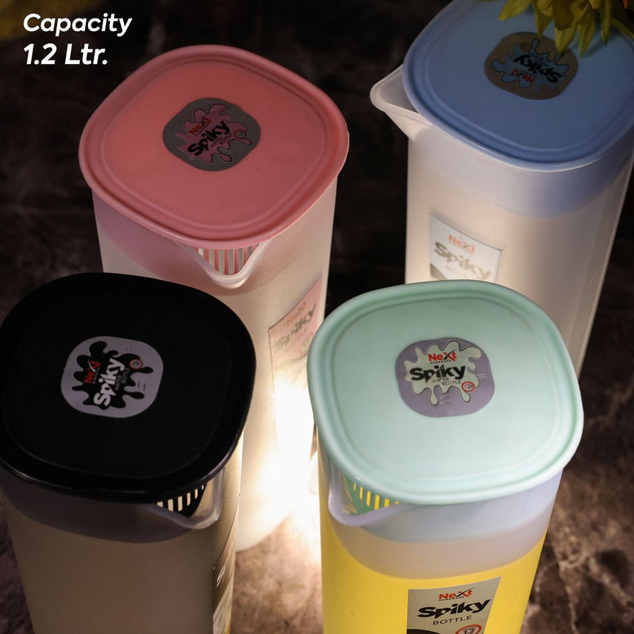 1.2 Liter Plastic Next Spiky Water Bottle For Home and Outdoor Use