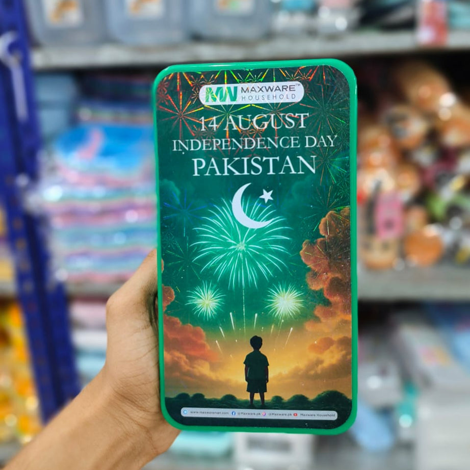 14th August Independence Day Lunch Box for Kids – Green & White Flag Theme
