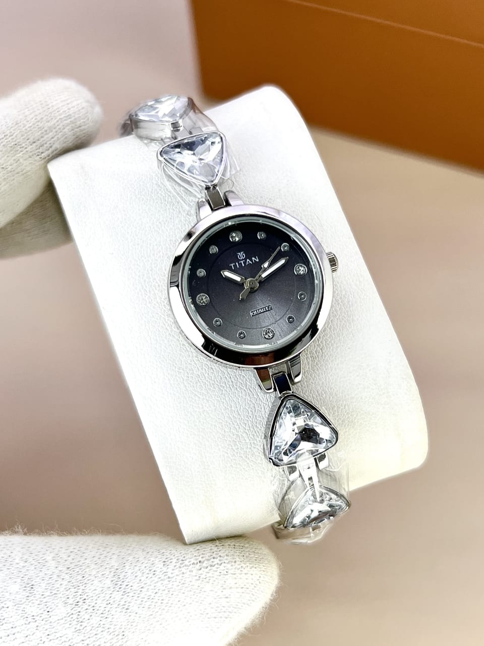 Women’s Titn Diamond Watch (Random Color Combo)