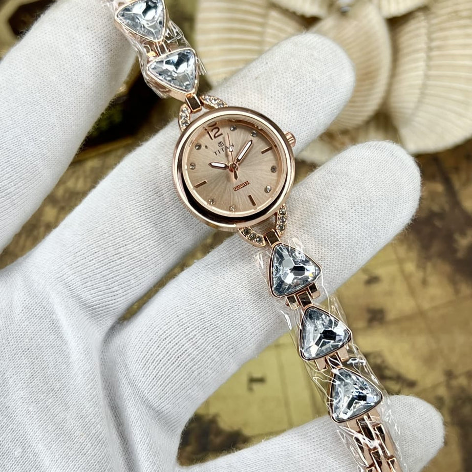 Women’s Titn Diamond Quartz Watch (Random Color Combo)