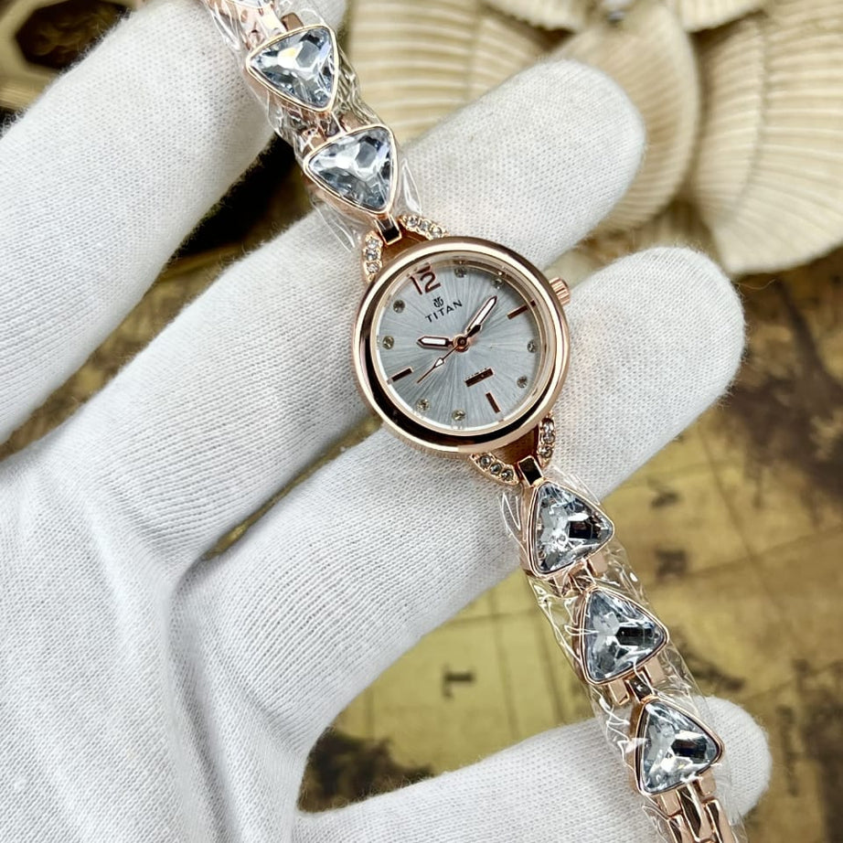 Women’s Titn Diamond Quartz Watch (Random Color Combo)
