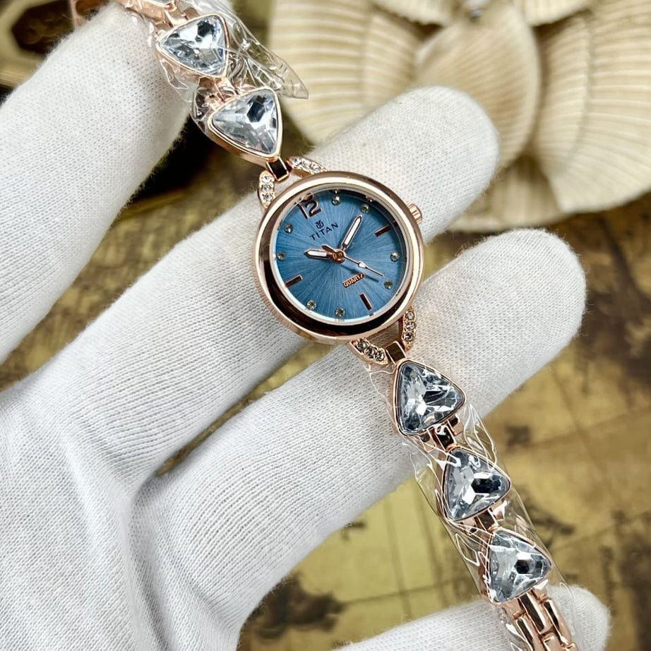 Women’s Titn Diamond Quartz Watch (Random Color Combo)