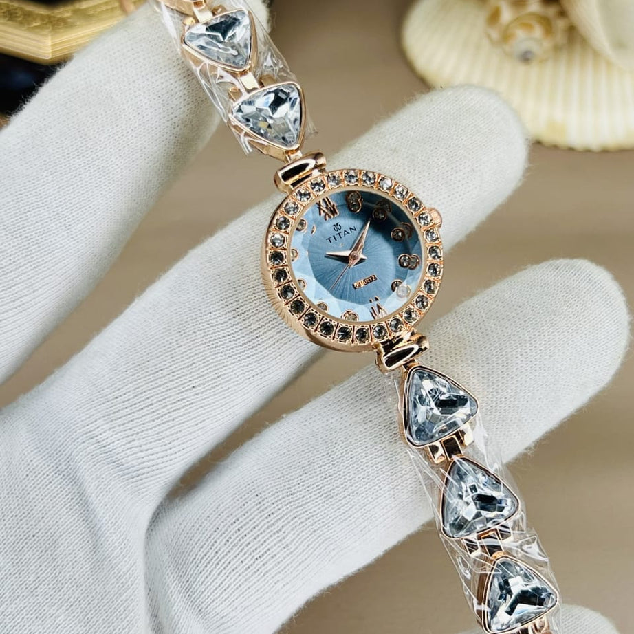 Women’s Titn Luxury Diamond Watch (Random Color Combo)