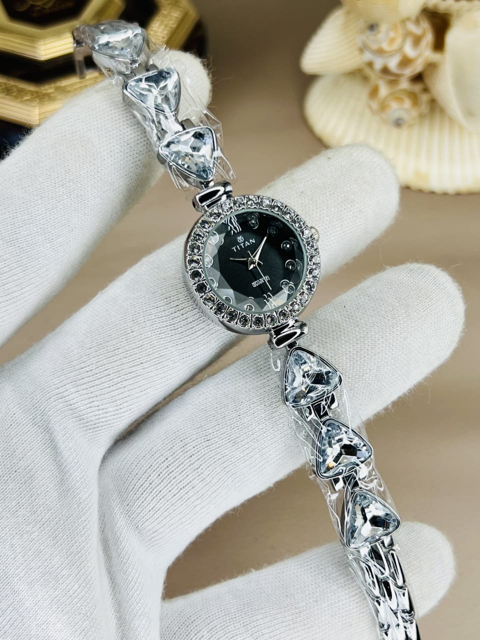 Women’s Titn Luxury Diamond Watch (Random Color Combo)