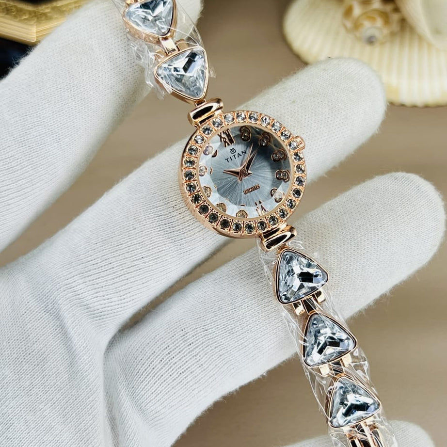 Women’s Titn Luxury Diamond Watch (Random Color Combo)