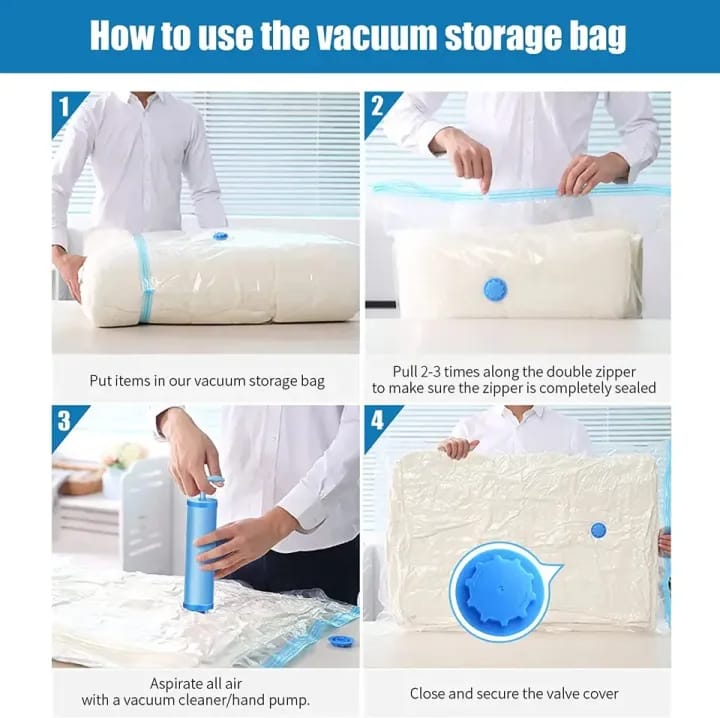 Vacuum Storage Bags | Space Saver Bags for Clothes & Bedding