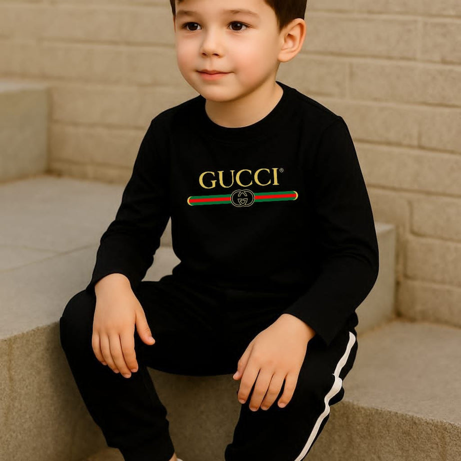 Black Guc Track Suit for Kids