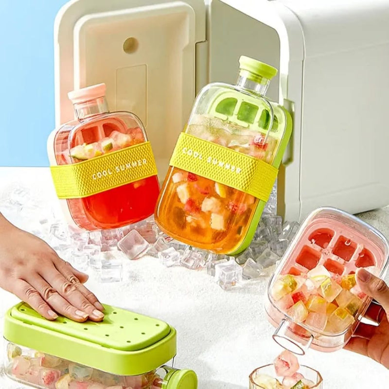 Easy Press Ice Cube Tray Bottle