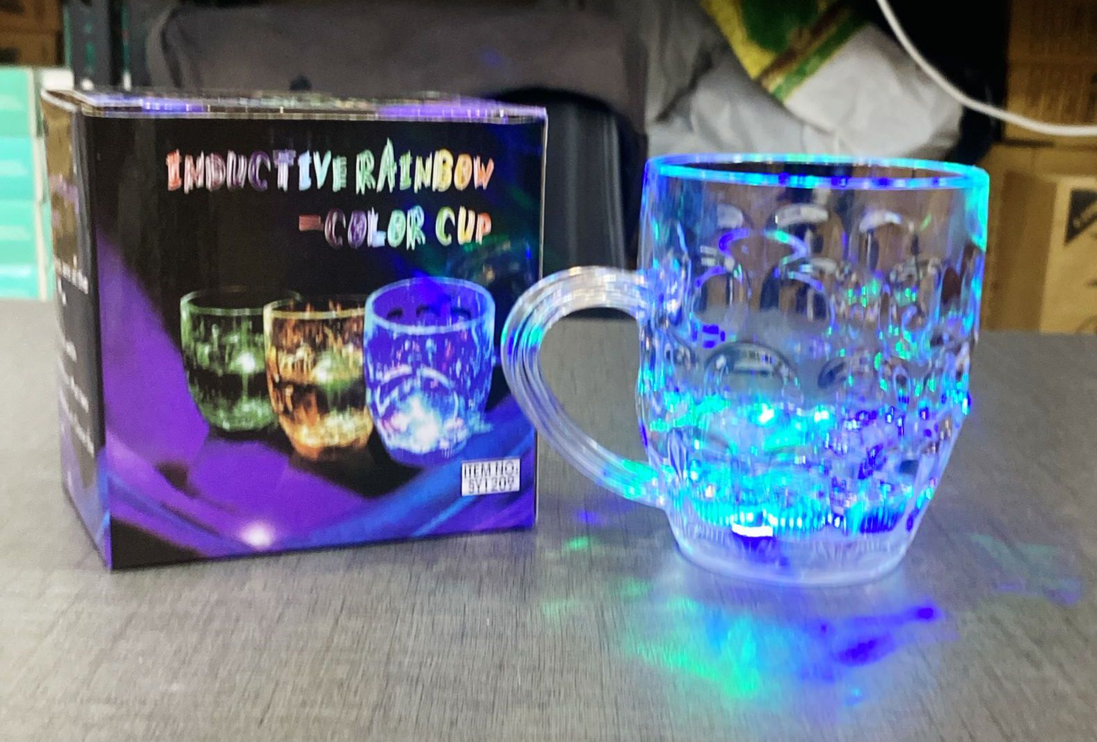 Inductive Rainbow Color Cup