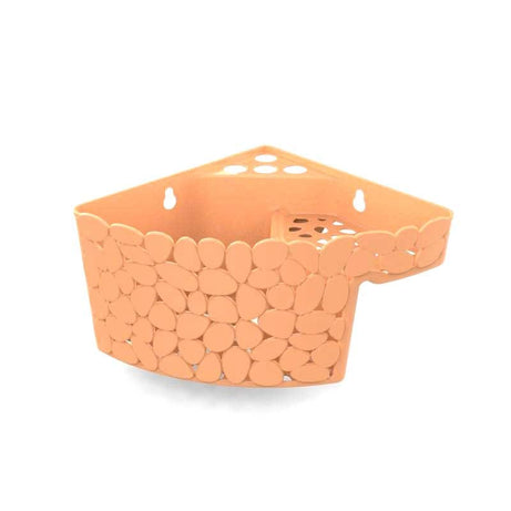 Wall Mounted Bathroom Storage Triangle Corner Shelf Organizer With Drainage Hole