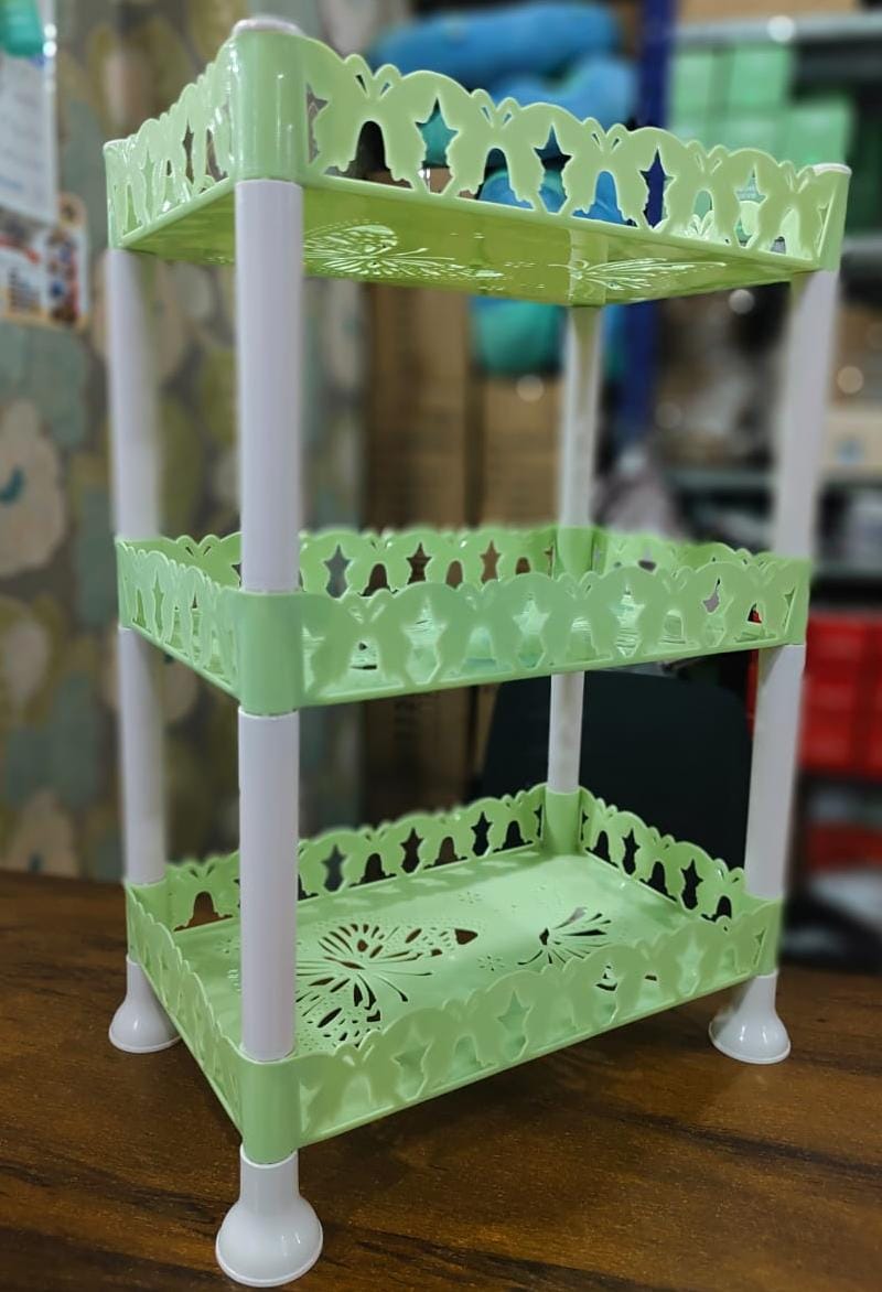 3-Layer Multipurpose Storage Trolley & Rack