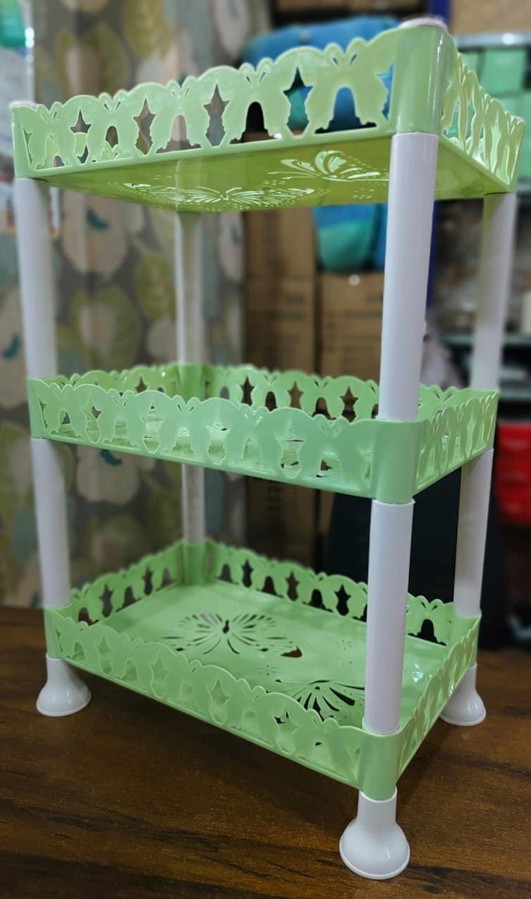 3-Layer Multipurpose Storage Trolley & Rack