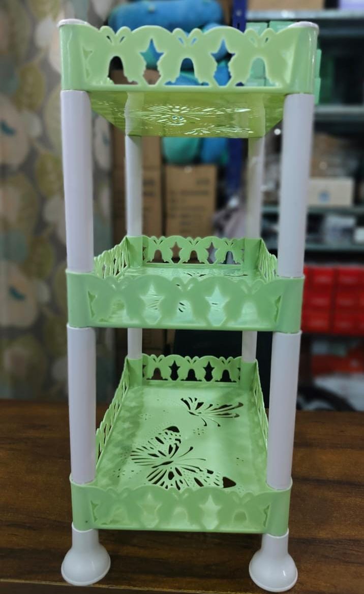 3-Layer Multipurpose Storage Trolley & Rack