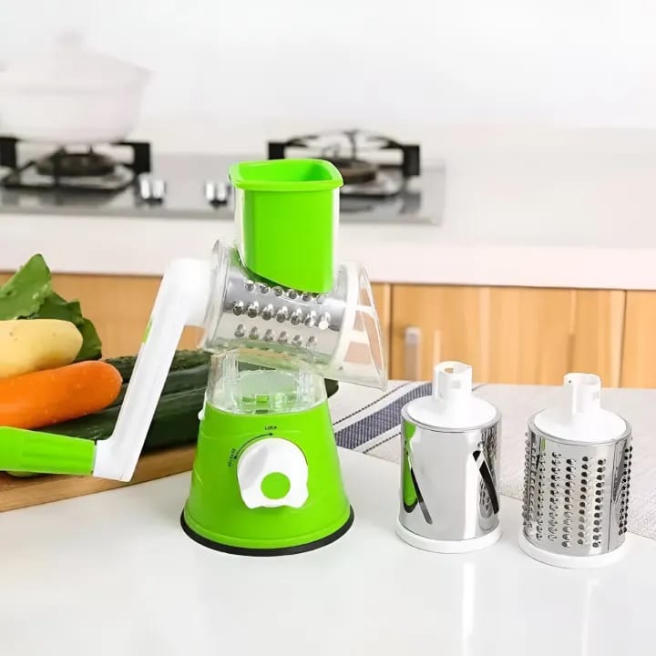 3-in-1 Vegetable Cutter, Slicer & Cheese Grater