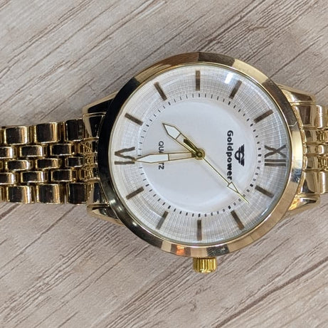 Gold Infinity Couple Watch Set