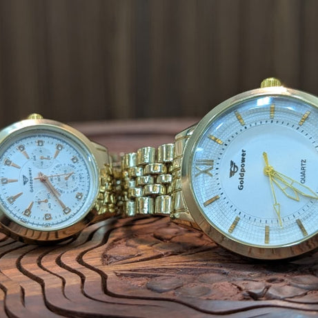 Gold NovaBond Couple Watches