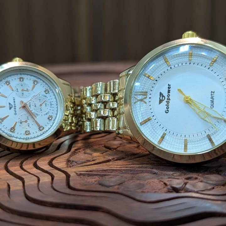 Gold NovaBond Couple Watches