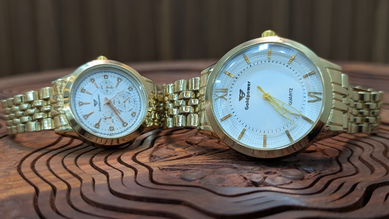 Gold NovaBond Couple Watches